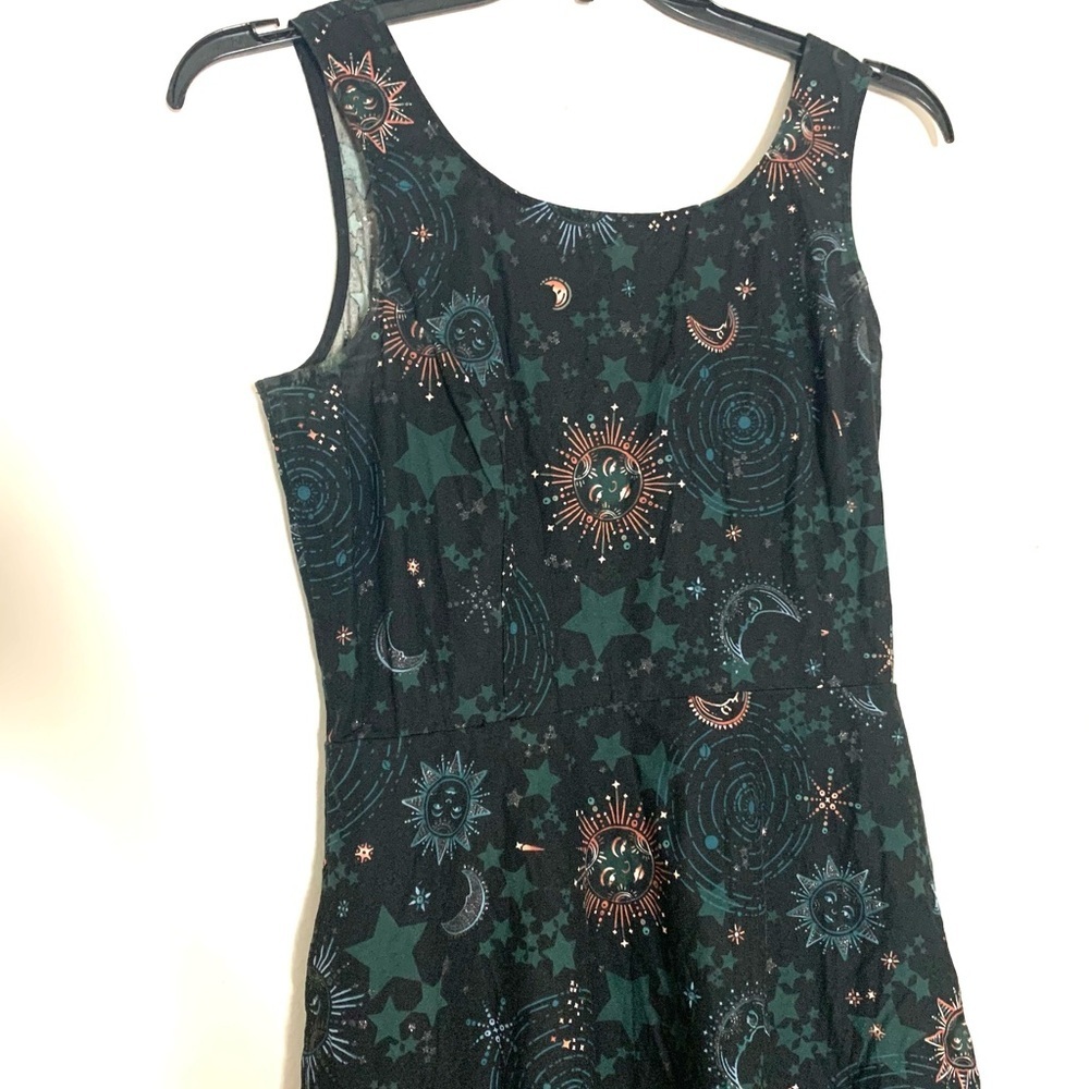 Modcloth Retrolicious Celestial Hello Moon Midi D… - image 6